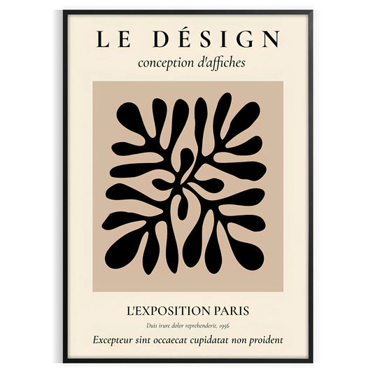 bold creativity maximalist design poster black orange space dynamic wall art impactful artwork unique gift style unframed edition stunning print